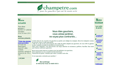 Desktop Screenshot of champetre.com